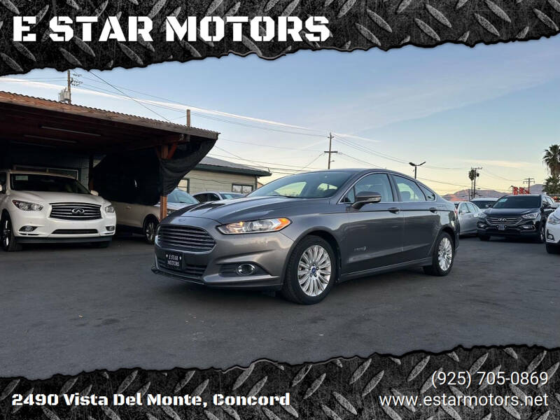 2013 Ford Fusion Hybrid for sale at E STAR MOTORS in Concord CA