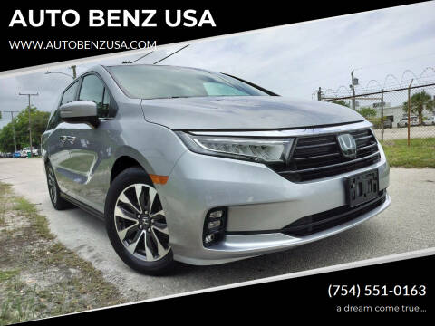 2022 Honda Odyssey for sale at AUTO BENZ USA in Fort Lauderdale FL