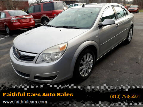 2008 Saturn Aura for sale at Faithful Cars Auto Sales in North Branch MI