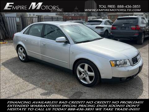 2002 Audi A4 for sale at Empire Motors LTD in Cleveland OH