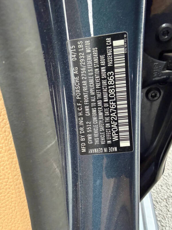 2015 Porsche Panamera GTS