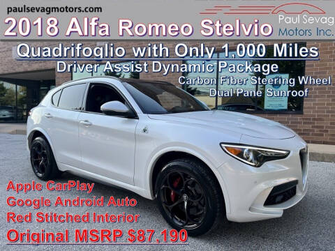 2018 Alfa Romeo Stelvio for sale at Paul Sevag Motors Inc in West Chester PA