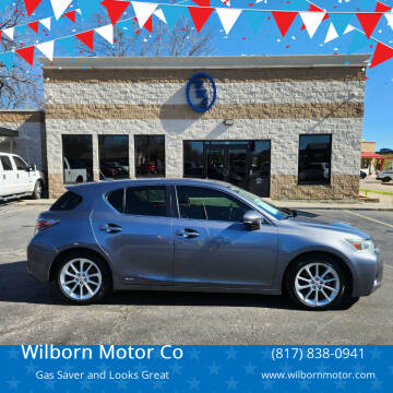 2013 Lexus CT 200h for sale at Wilborn Motor Co in Fort Worth TX