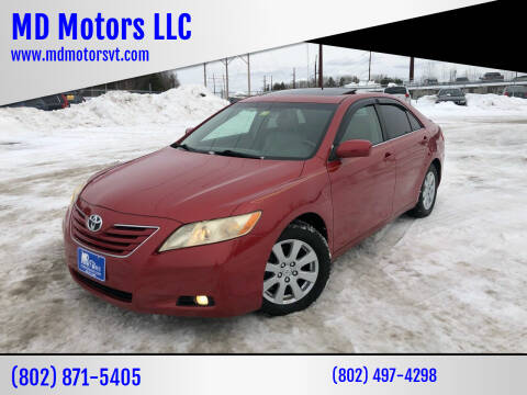 2007 Toyota Camry for sale at MD Motors LLC in Williston VT