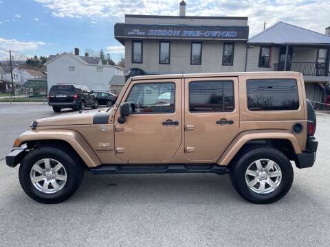 Jeep Wrangler Unlimited For Sale in Uniontown, PA - Sisson Pre-Owned