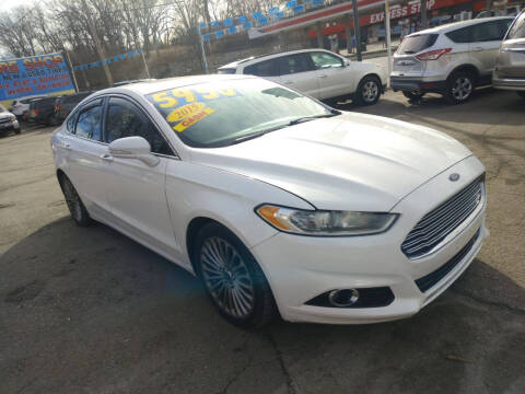 2015 Ford Fusion for sale at JJ's Auto Sales in Kansas City MO