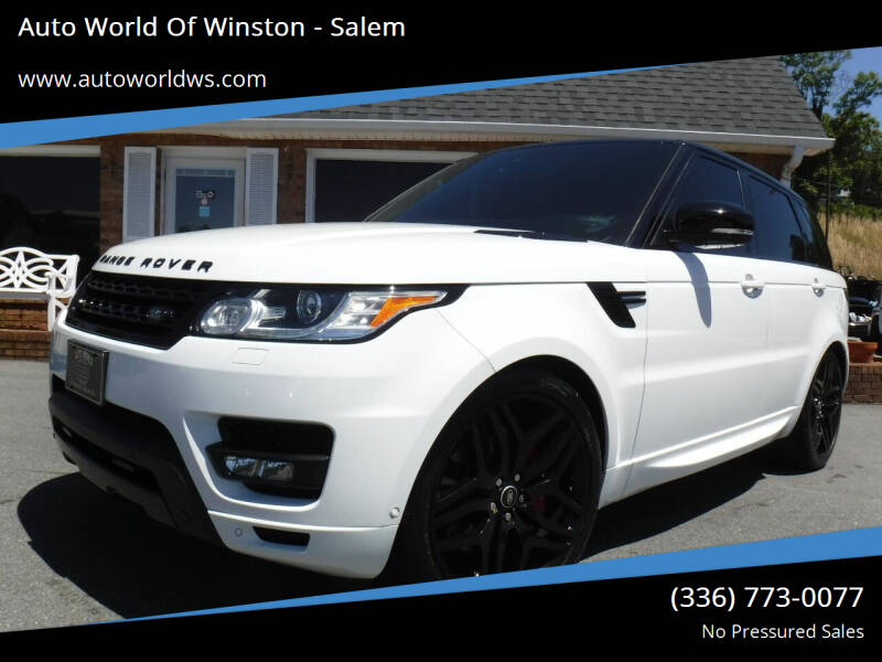2015 Land Rover Range Rover Sport for sale at Auto World Of Winston - Salem in Winston Salem NC