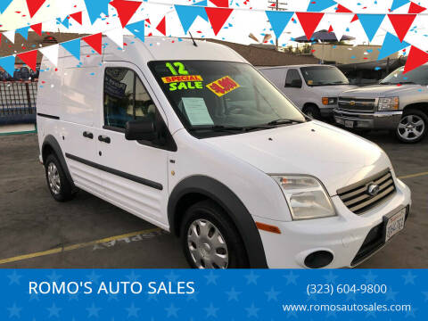 2012 Ford Transit Connect for sale at ROMO'S AUTO SALES in Los Angeles CA