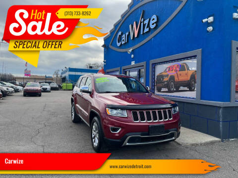2015 Jeep Grand Cherokee for sale at Carwize in Detroit MI