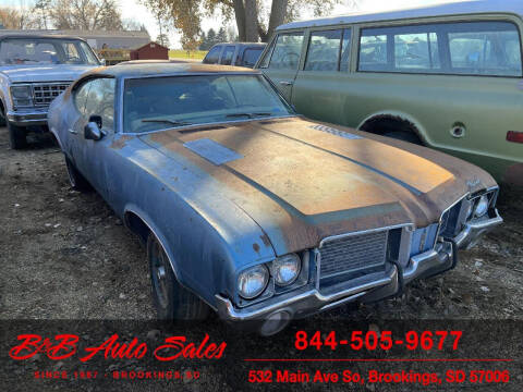 1972 Oldsmobile Cutlass for sale at B & B Auto Sales in Brookings SD