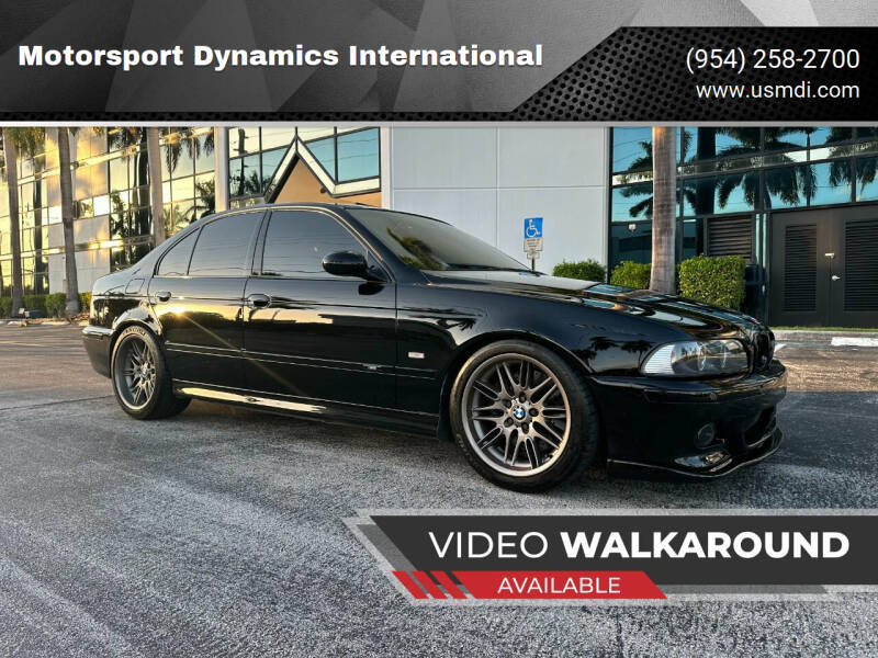 2002 BMW M5 for sale at Motorsport Dynamics International in Pompano Beach FL
