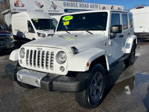 2017 Jeep Wrangler Unlimited for sale at Bridge Road Auto in Salisbury MA