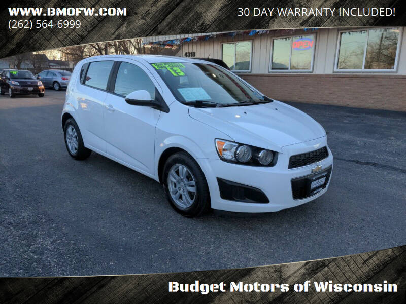 2013 Chevrolet Sonic for sale at Budget Motors of Wisconsin in Racine WI