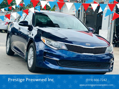 2017 Kia Optima for sale at Prestige Preowned Inc in Burlington NC