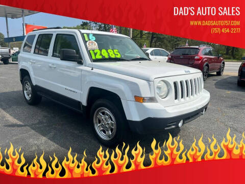 2016 Jeep Patriot for sale at Dad's Auto Sales in Newport News VA