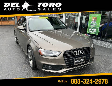 2015 Audi A4 for sale at DEL TORO AUTO SALES in Auburn WA