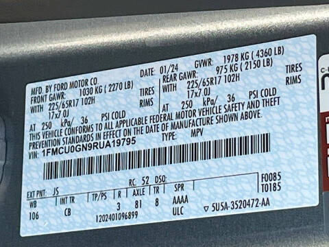 2024 Ford Escape Active