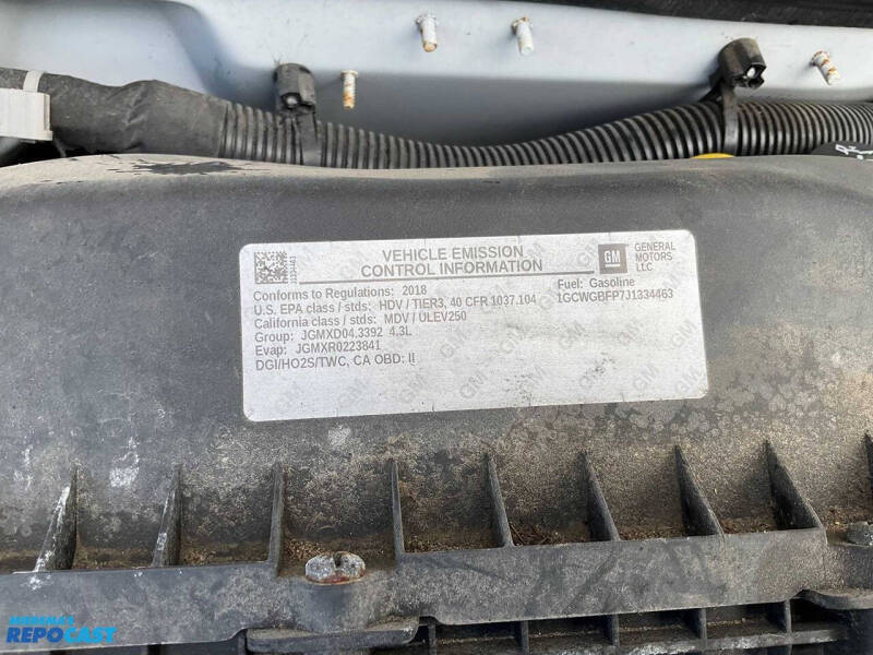 2018 Chevrolet Express 2500