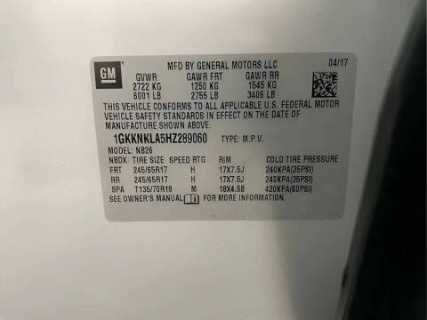 2017 GMC Acadia SLE-1