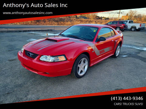 2002 Ford Mustang for sale at Anthony's Auto Sales Inc in Pittsfield MA