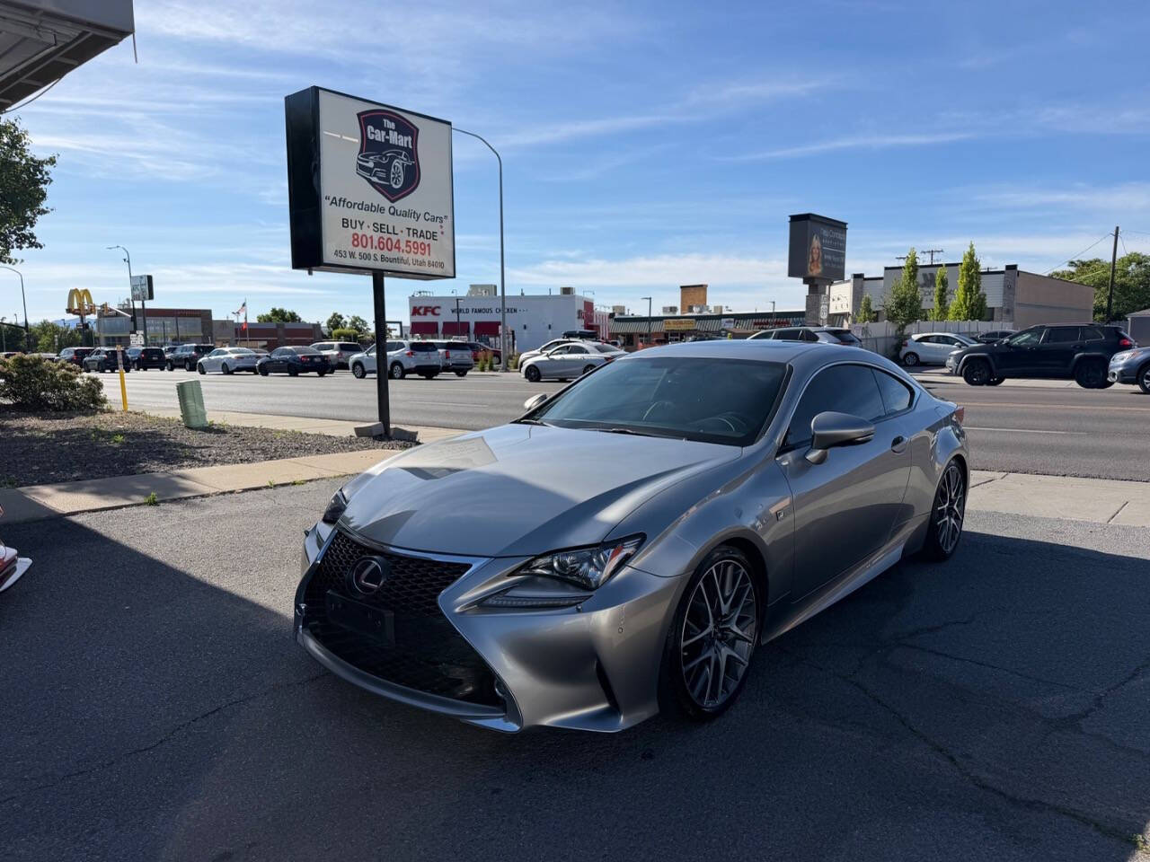 Gray 2015 Lexus RC 350 Base AWD 2dr Coupe 1