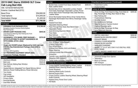 2019 GMC Sierra 3500HD