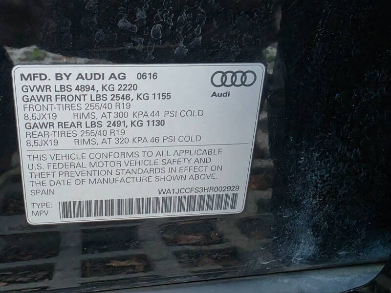 2017 Audi Q3 2.0T quattro Premium Plus