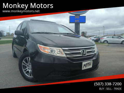 2013 Honda Odyssey for sale at Monkey Motors in Faribault MN