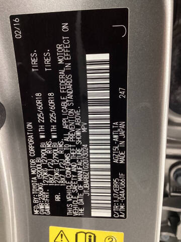 2016 Lexus NX 200t F SPORT