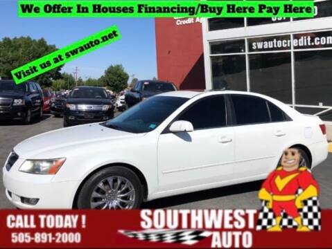 2008 Hyundai Sonata for sale at SOUTHWEST AUTO in Albuquerque NM