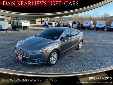 2013 Ford Fusion for sale at DAN KEARNEY'S USED CARS in Center Rutland VT