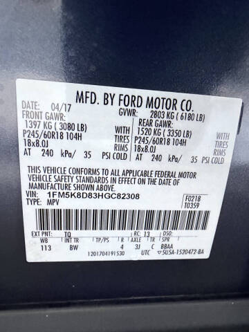 2017 Ford Explorer XLT