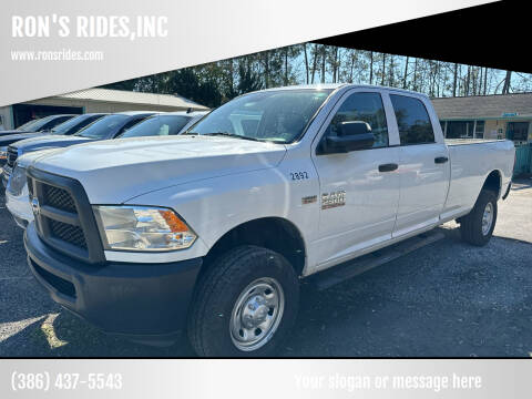 2018 RAM 2500 for sale at RON'S RIDES,INC in Bunnell FL