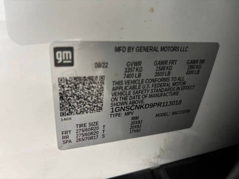 2023 Chevrolet Tahoe LT