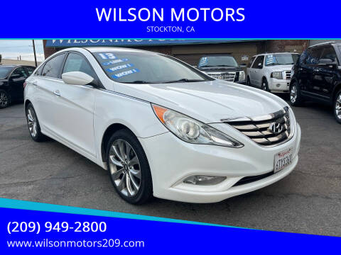 2013 Hyundai Sonata for sale at WILSON MOTORS in Stockton CA