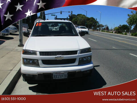 2010 Chevrolet Colorado for sale at West Auto Sales in Belmont CA