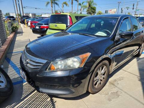 2012 Honda Accord for sale at E and M Auto Sales in Bloomington CA