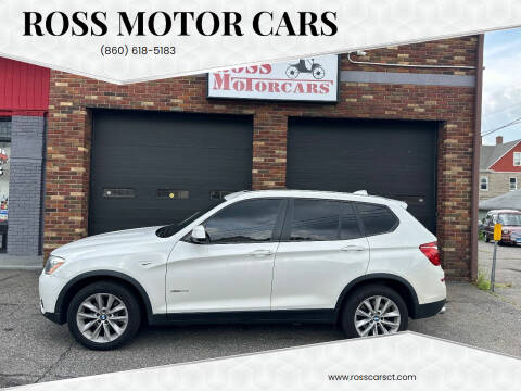 2016 BMW X3 for sale at ROSS MOTOR CARS in Torrington CT