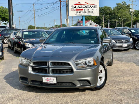 2011 Dodge Charger for sale at Supreme Auto Sales in Chesapeake VA