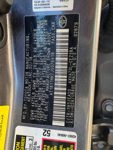 2018 Toyota Camry SE