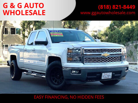 2015 Chevrolet Silverado 1500 for sale at G & G AUTO WHOLESALE in North Hollywood CA