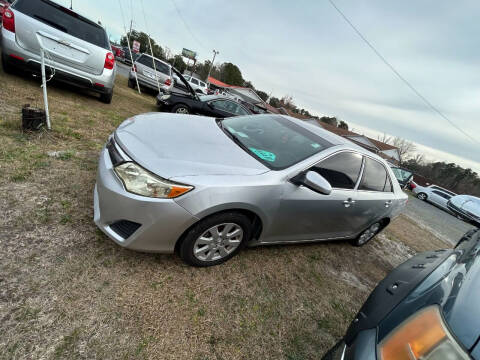 2013 Toyota Camry for sale at Mid America Motor Sports LLC in Conway SC