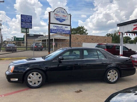 2005 Cadillac DeVille for sale at East Dallas Automotive in Dallas TX