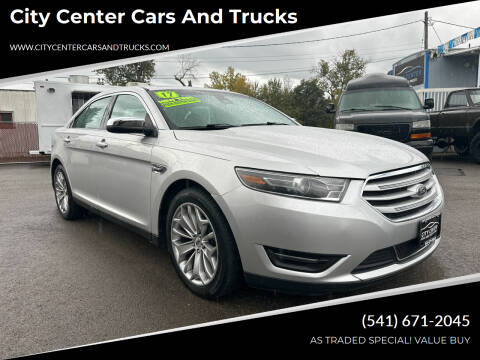 2017 Ford Taurus for sale at City Center Cars and Trucks in Roseburg OR