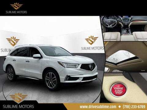 2018 Acura MDX for sale at SUBLIME MOTORS in Little Neck NY