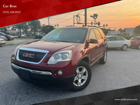 2007 GMC Acadia for sale at Car Bros in Virginia Beach VA