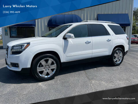 2017 GMC Acadia Limited for sale at Larry Whicker Motors in Kernersville NC