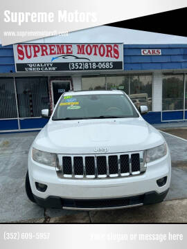 2013 Jeep Grand Cherokee for sale at Supreme Motors in Leesburg FL