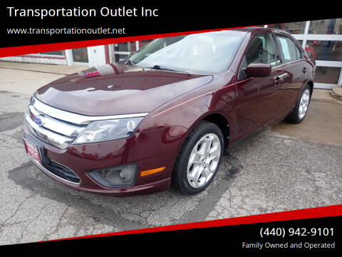 2011 Ford Fusion for sale at Transportation Outlet Inc in Eastlake OH