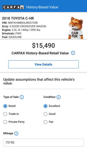 2018 Toyota C-HR XLE Premium